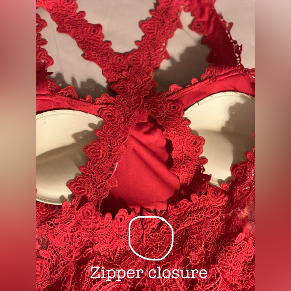 🔥 Sexy little red lace dress ❤️ - Picture 5 of 5